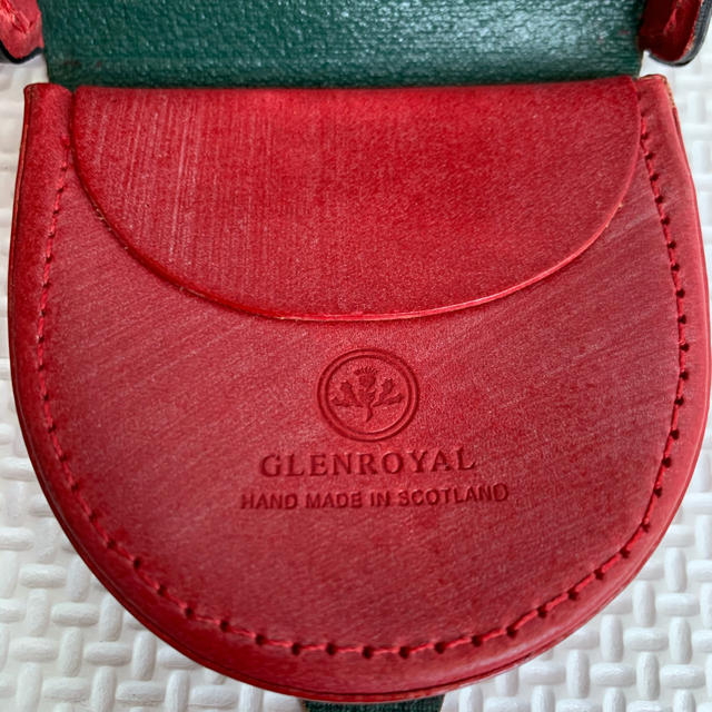 GLENROYAL(グレンロイヤル)のグレンロイヤル 赤 小銭入れ メンズのファッション小物(コインケース/小銭入れ)の商品写真