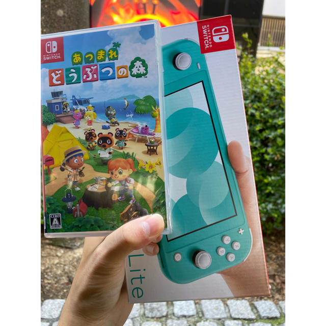 Nintendo Switch lite ターコイズ&あつまれどうぶつの森