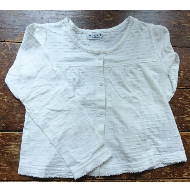 motherways(マザウェイズ)のmother ways 綿カーディガン120 キッズ/ベビー/マタニティのキッズ服女の子用(90cm~)(カーディガン)の商品写真