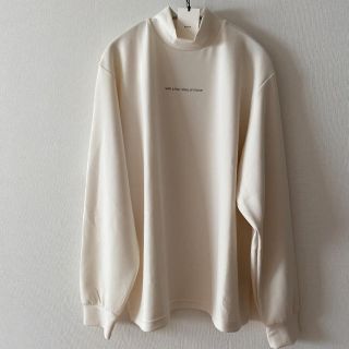 サンシー(SUNSEA)の未使用 stein OVERSIZED HIGH NECK L/S White(Tシャツ/カットソー(七分/長袖))