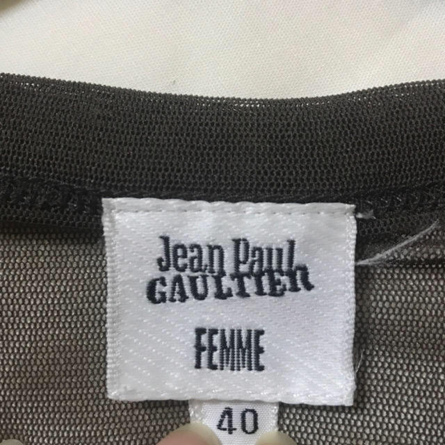 Jean-Paul GAULTIER(ジャンポールゴルチエ)のJean-Paul GAULTIER シースルーカットソー レディースのトップス(カットソー(長袖/七分))の商品写真