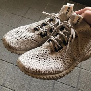 アディダス(adidas)のadidas Tubular Doom Sock PK ベージュ(スニーカー)