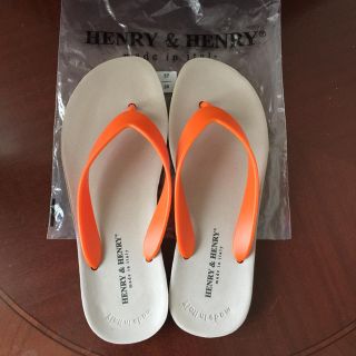 ☆新品‼️HENRY & HENRY サンダルmade in italy🇮🇹(サンダル)