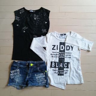 ジディー(ZIDDY)のRie様専用　ZIDDY 120cm 　ろんT  ショートパンツ130cm (Tシャツ/カットソー)