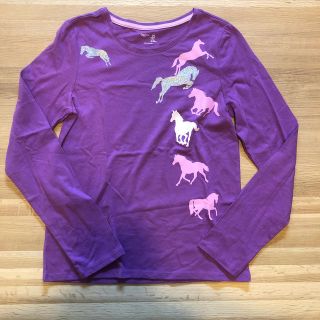 ギャップキッズ(GAP Kids)のGap kids ロングＴシャツ　150 パープル(Tシャツ/カットソー)