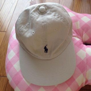 ポロラルフローレン(POLO RALPH LAUREN)のベージュ キャップ 2/5まで(帽子)