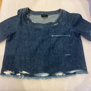 レイチェルコーミー(Rachel Comey)のRACHEL COMEY レーチェルコーミー　デニムトップス(シャツ/ブラウス(半袖/袖なし))