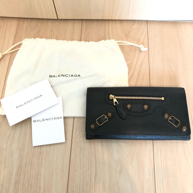 Balenciaga(バレンシアガ)のBALENCIAGA バレンシアガ　長財布　ブラック レディースのファッション小物(財布)の商品写真