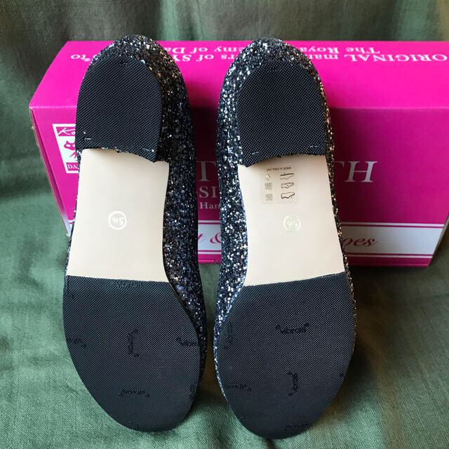 repetto(レペット)のCATWORTH グリッターバレエシューズ　24-24.5cm レディースの靴/シューズ(バレエシューズ)の商品写真