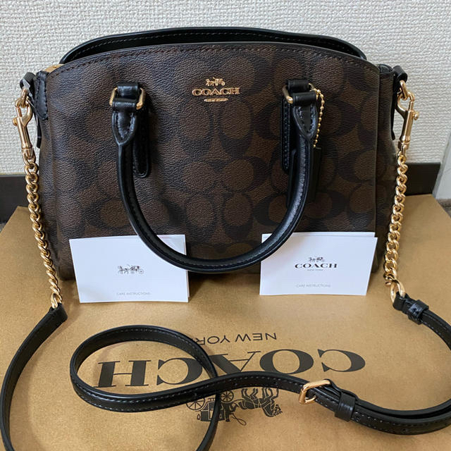 再値下げ COACH コーチ シグネチャー 2way ショルダーバッグ ...