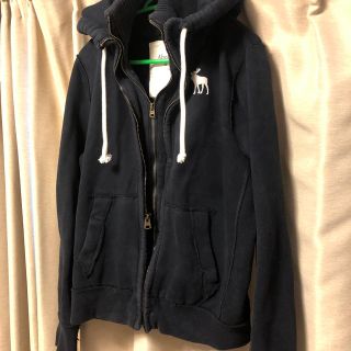 アバクロンビーアンドフィッチ(Abercrombie&Fitch)のAbercrombie&Fitch アバクロンビー&フィッチ  パーカー 黒 M(パーカー)