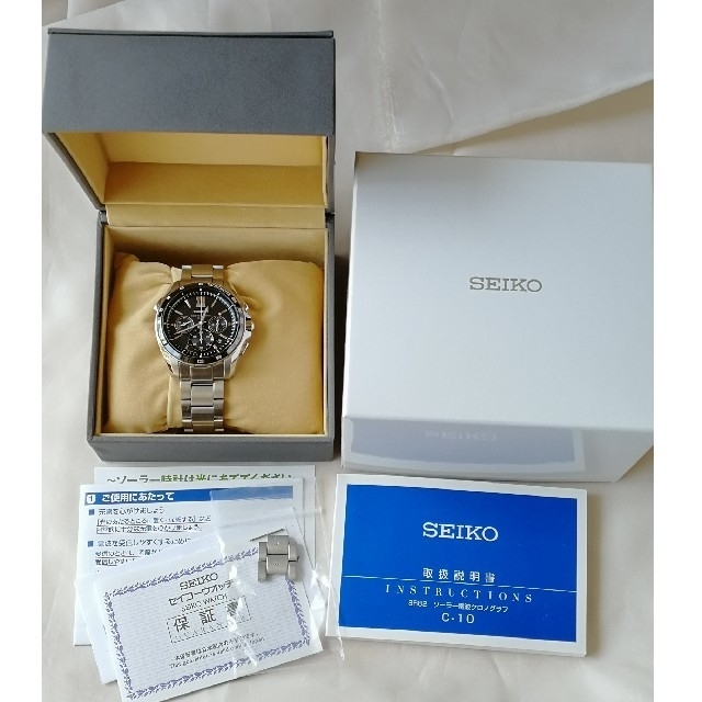 SEIKO(セイコー)のえり様専用【付属品完備】SEIKO ブライツ SAGA153 　電波時計 メンズの時計(腕時計(アナログ))の商品写真