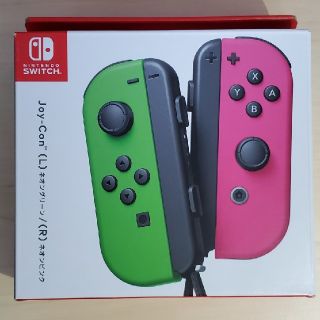 ニンテンドースイッチ(Nintendo Switch)のジョイコン　ネオングリーン　ネオンピンク(家庭用ゲーム機本体)