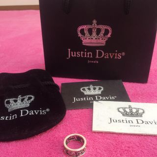 ジャスティンデイビス(Justin Davis)の美品♡MY LOVE Ring♡(リング(指輪))