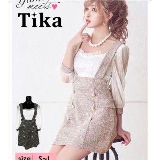 ジュエルズ(JEWELS)のTIKA 入手困難 袖ありドレス(ミニドレス)