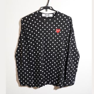 コムデギャルソン(COMME des GARCONS)の値引中 PLAY COMME des GARCONS ロンT(小ぶりLサイズ)(Tシャツ/カットソー(七分/長袖))