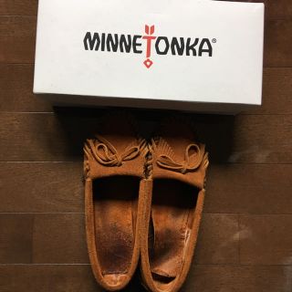 ミネトンカ(Minnetonka)の【中古】ミネトンカ モカシン ブラウン(スリッポン/モカシン)