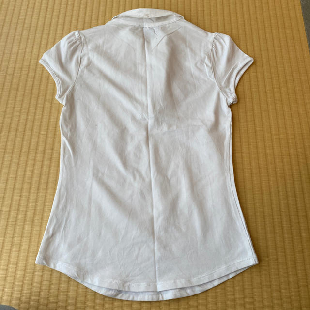 ARMANI EXCHANGE(アルマーニエクスチェンジ)のアルマーニ　エクスチェンジ　ポロシャツ　白 メンズのトップス(Tシャツ/カットソー(半袖/袖なし))の商品写真