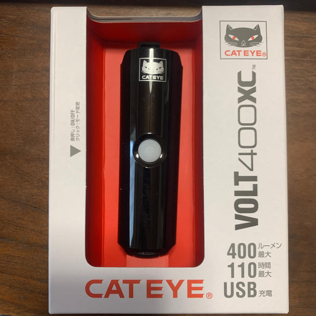 CATEYE(キャットアイ)の【新品未開封】CAT EYE volt400 xc スポーツ/アウトドアの自転車(パーツ)の商品写真