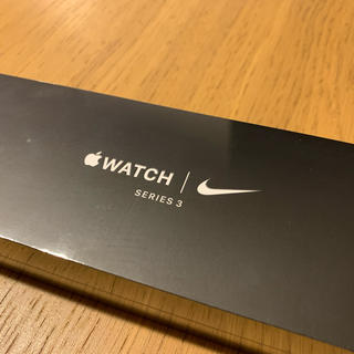 アップルウォッチ(Apple Watch)の■新品■ Apple Watch Series3 Nike+ スペースグレイ(腕時計(デジタル))