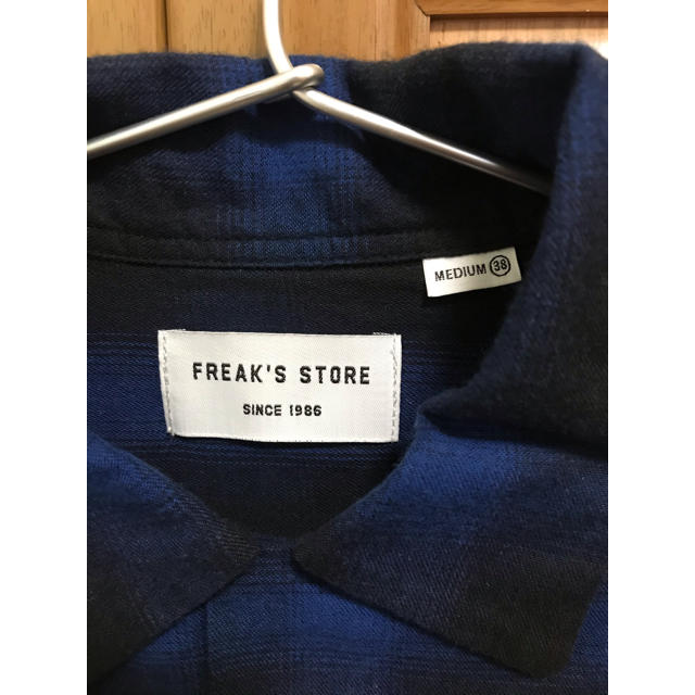 FREAK'S STORE(フリークスストア)のオンブレチェックシャツ ブルー FREAK'S STORE/フリークスストア メンズのトップス(シャツ)の商品写真