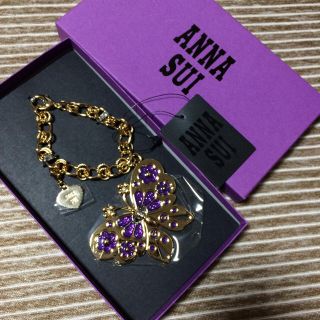 アナスイ(ANNA SUI)のANNA SUIバッグチャーム新品未使用(キーホルダー)