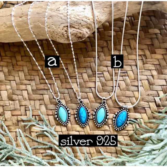 ALEXIA STAM(アリシアスタン)のsilver925 turquoise necklace レディースのアクセサリー(ネックレス)の商品写真