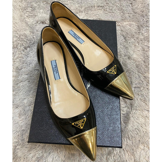 最大67%OFFクーポン そら様専用 美品 PRADA フラットシューズ
