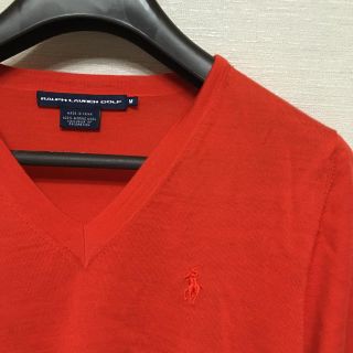 ラルフローレン(Ralph Lauren)のラルフローレン　オレンジニット新品(ニット/セーター)