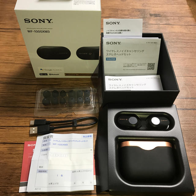 SONY(ソニー)の♡SONY♡WF-1000XM3♡完全ワイヤレスイヤホン♡ スマホ/家電/カメラのオーディオ機器(ヘッドフォン/イヤフォン)の商品写真