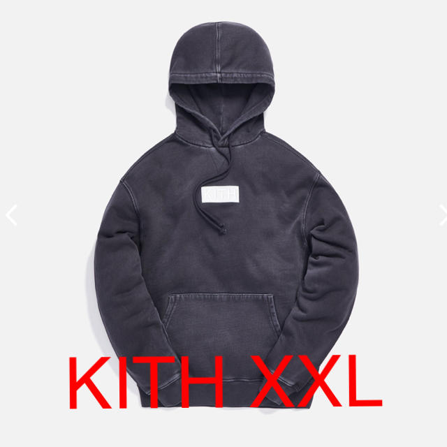 KITH WILLIAMS 3 HOODIE BATTLESHIP XXL