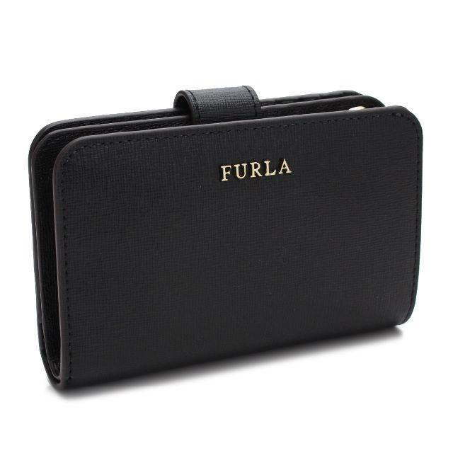 【新品】FURLA(フルラ)　二つ折り財布　黒　ピンク　2点セット