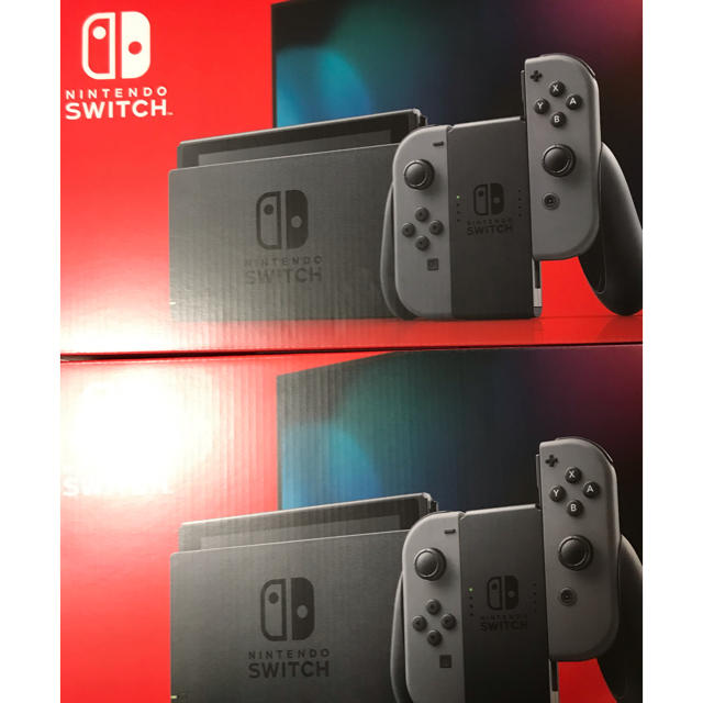 送料無料/即納】 Nintendo Switch - Nintendo Switch グレー 2台セット