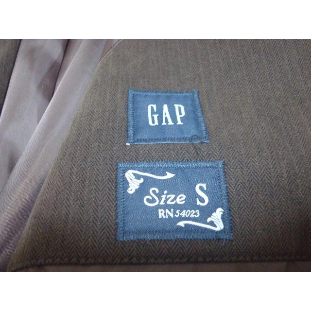 GAP(ギャップ)のGAP ジャケット（Sサイズ、ダークブラウン） メンズのジャケット/アウター(テーラードジャケット)の商品写真