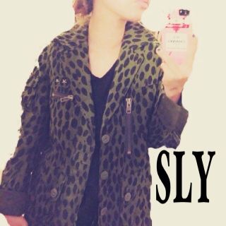 スライ(SLY)のSLY♡レオパードミリタリージャケット(ミリタリージャケット)