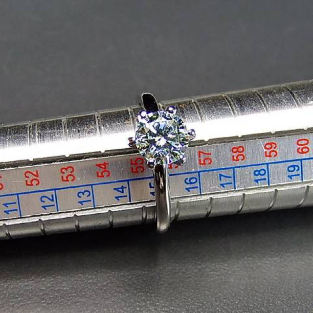 モアッサナイト1ct銀925指輪15号プラチナメッキ強い輝きU0016 レディースのアクセサリー(リング(指輪))の商品写真