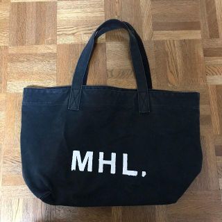 マーガレットハウエル(MARGARET HOWELL)の★MHL マーガレット ハウエル トートバッグ 黒(トートバッグ)