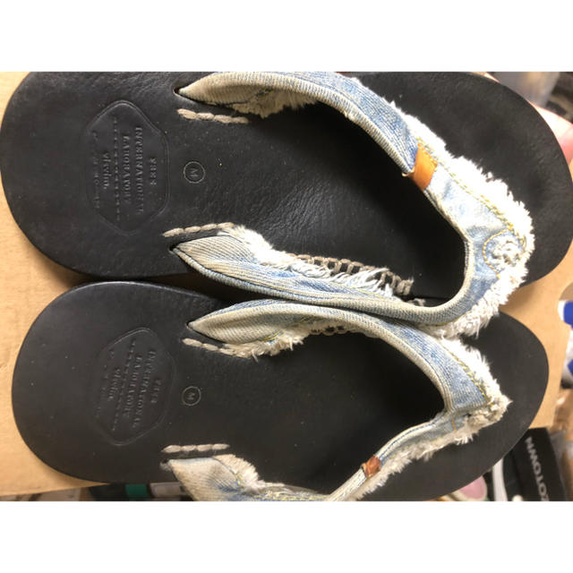 VISVIM(ヴィスヴィム)のvisvim LAMA SANDAL FOLK INDIGO Mサイズ メンズの靴/シューズ(サンダル)の商品写真