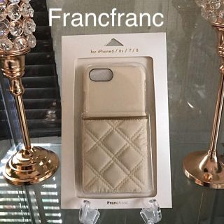 フランフラン(Francfranc)のFrancfranc キルトiPhoneカバー　新品❣️送料込み❣️(iPhoneケース)