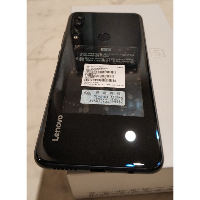 Lenovo(レノボ)の【kamDA303111様専用】Lenovo Z5S 6GB/64GB ブラック スマホ/家電/カメラのスマートフォン/携帯電話(スマートフォン本体)の商品写真