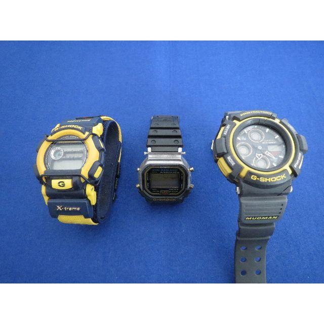 G-SHOCK　DW-5600C-9CV、DW-003X-9T、AW-570-9