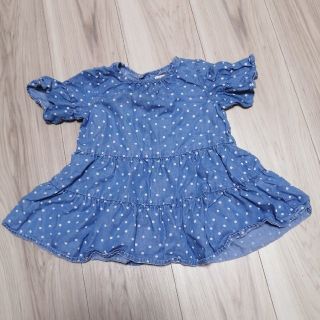 ザラキッズ(ZARA KIDS)のzara baby  水玉チュニック(Ｔシャツ)