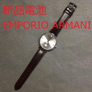 エンポリオアルマーニ(Emporio Armani)の新品電池 エンポリオアルマーニ 腕時計 φ40mm レザーストラップ 幅18mm(腕時計(アナログ))