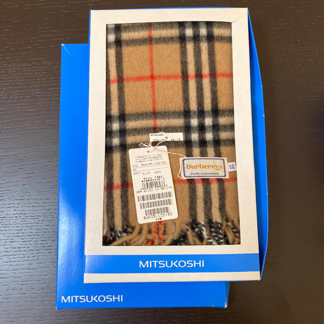 BURBERRY(バーバリー)の【おむろ様専用】バーバリーカシミヤマフラー レディースのファッション小物(マフラー/ショール)の商品写真