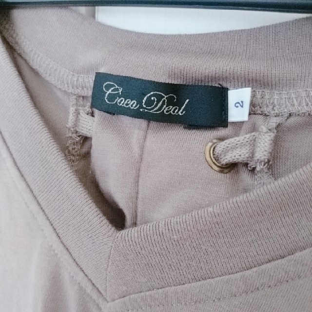 COCO DEAL(ココディール)のCOCODEAL レースアップTシャツ♡ レディースのトップス(Tシャツ(半袖/袖なし))の商品写真