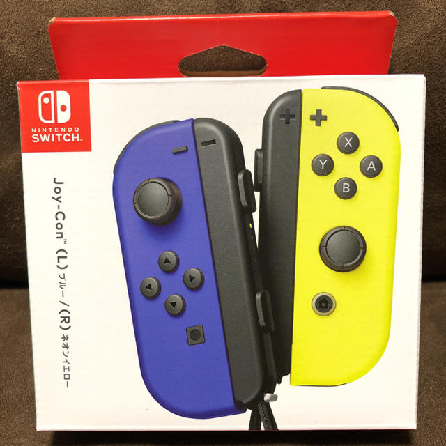 Switch用 Joy-Con(L) ブルー/(R) ネオンイエロー