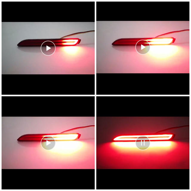 アルファード ハリアー ヴェルファイア LED リフレクター シーケンシャル   自動車/バイクの自動車(車種別パーツ)の商品写真