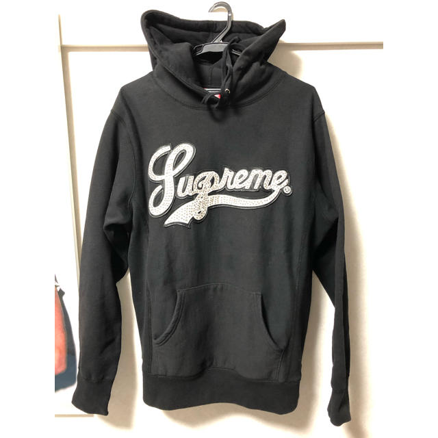 Supreme Studded Leather Script Hooded