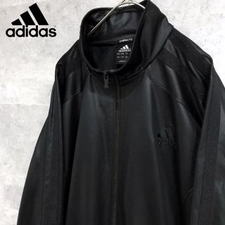 アディダス(adidas)のアディダス レザー調  ライダースジャケット風ジャージ(ジャージ)