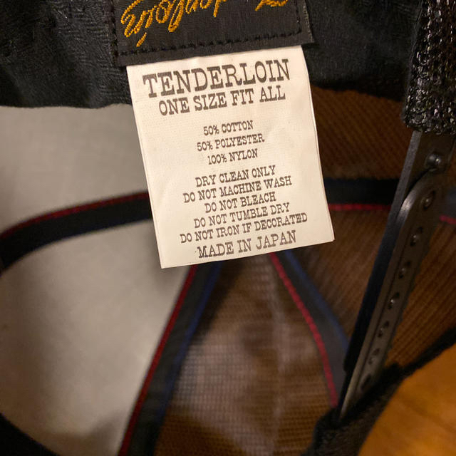 TENDERLOIN(テンダーロイン)のTENDERLOIN メッシュキャップ 黒 メンズの帽子(キャップ)の商品写真